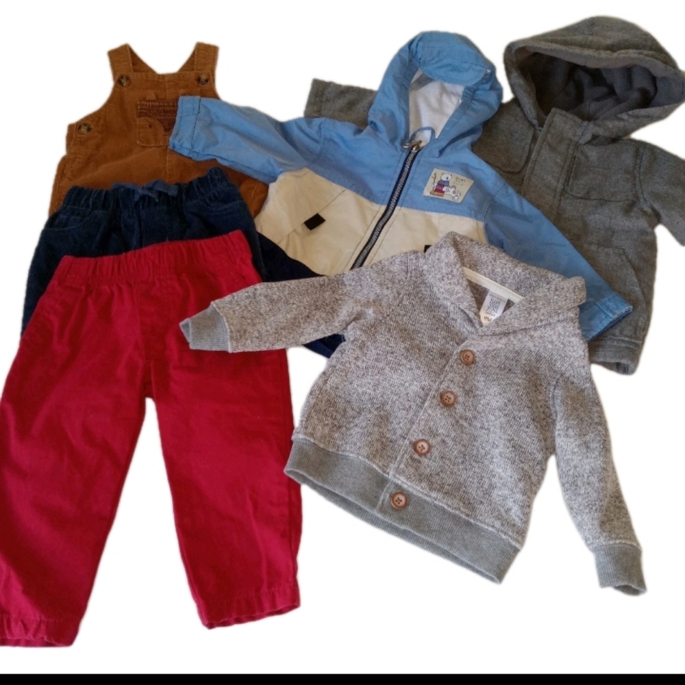 Boys 6 Pc Bundle Mixed Clothing 6-12M - Picture 5 of 7